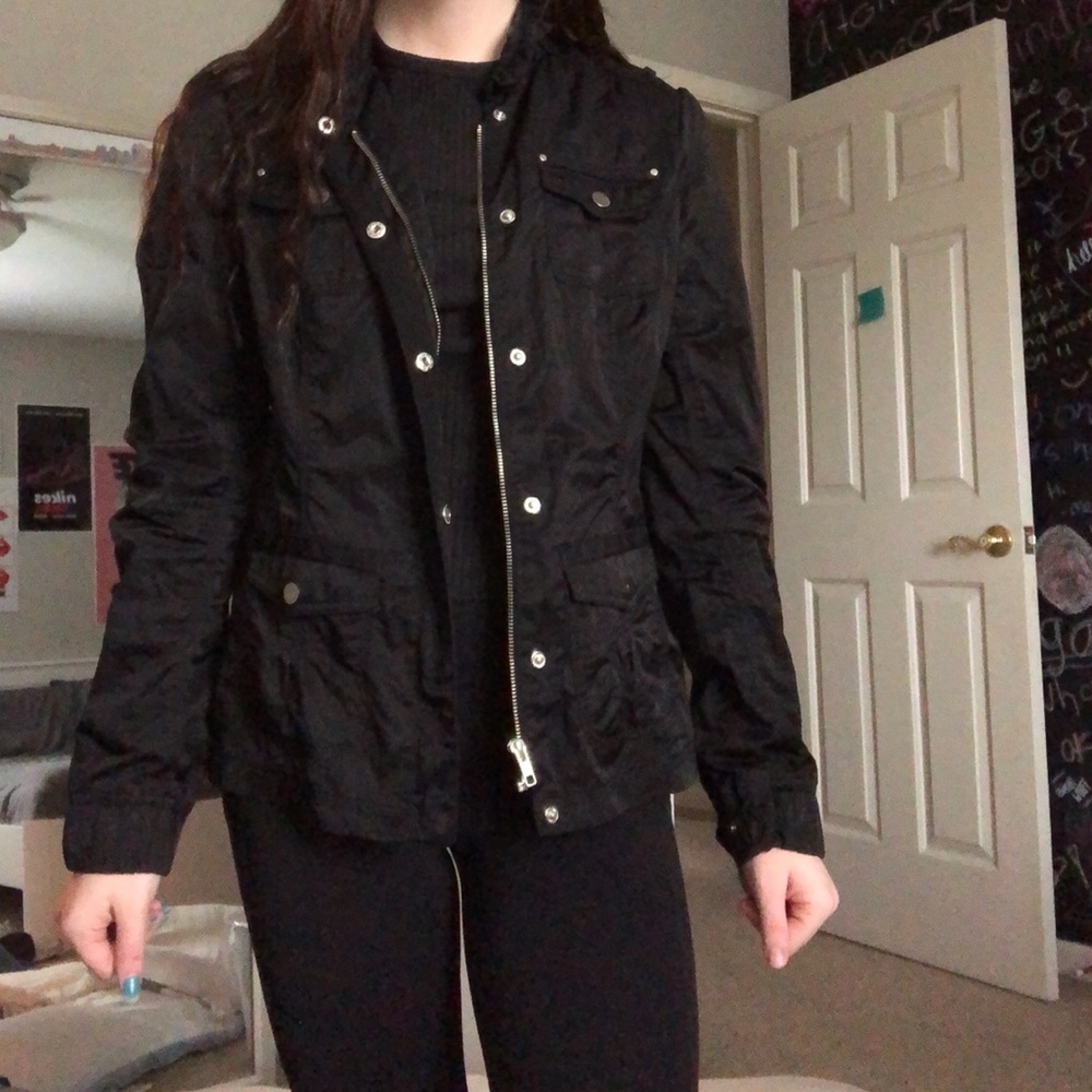 white house black market black lightweight jacket